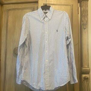 Polo by Ralph Lauren Blue Checkered Men's Shirt